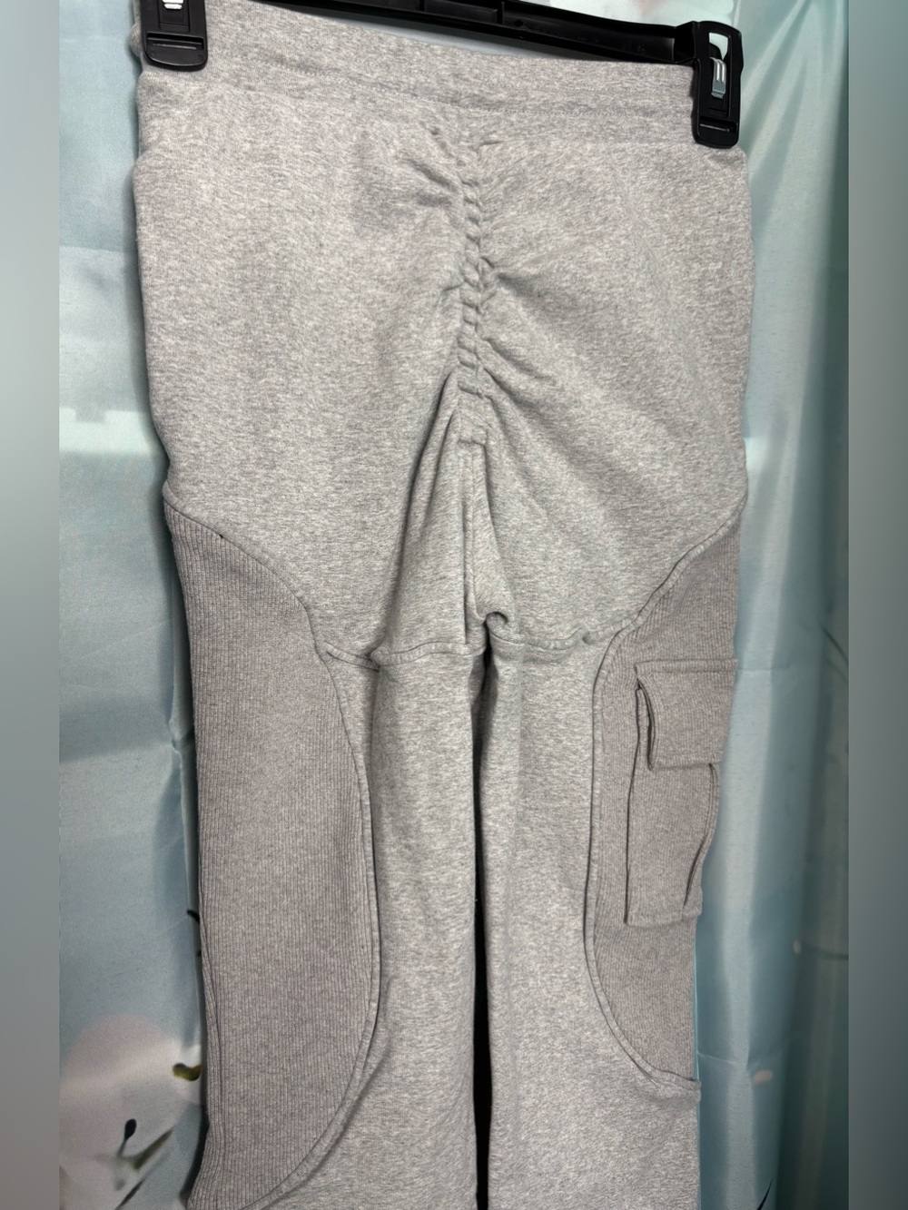 NWT Bad Society Club Grey 2 Piece Tracksuit Contour Cargo Sweatsuit Small - Picture 5 of 16